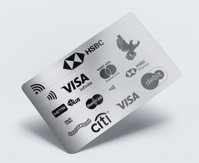 Metal Card Use Full Logo Design Collection