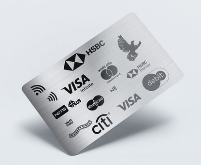Metal Card Use Full Logo Design Collection