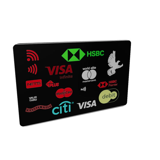 Metal Card Use Full Logo Design Collection